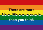 Postkarte BiPrideDay Nicht-Monosexuell Englisch